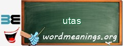 WordMeaning blackboard for utas